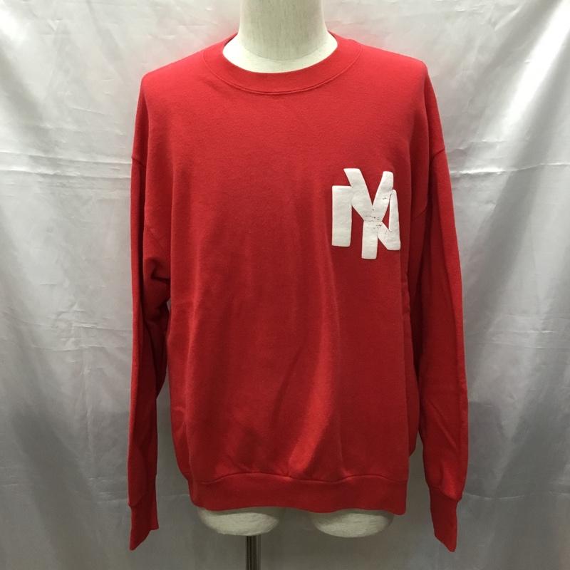 古着 USED トレーナー 長袖 90s usa製 spiritualball blackyankees 長袖トレーナー スウェット ロゴ、文字 赤 / レッド / メンズ USED 古着 中古 10116168