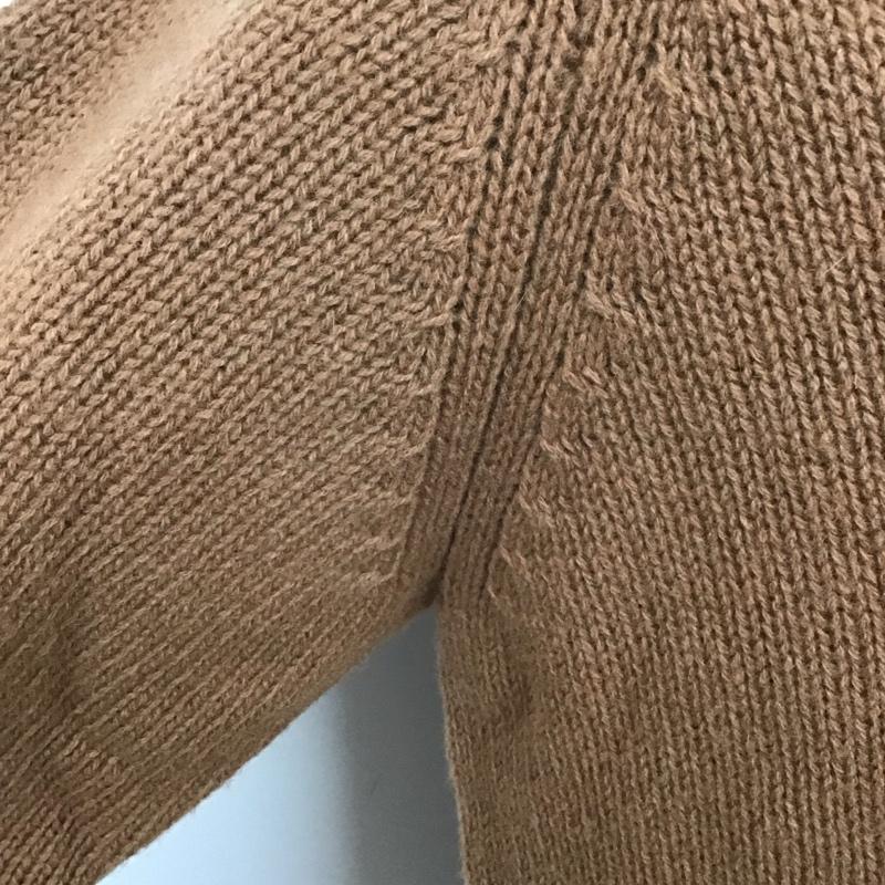 トーン tone カーディガン 長袖 TO-AW16-KT02 Vネック ウール S 無地 茶 / ブラウン / メンズ USED 古着 中古 10111253