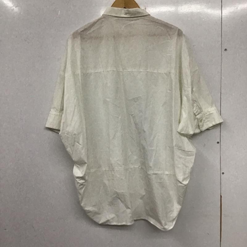アメリカンホリック AMERICAN HOLIC シャツ、ブラウス 半袖 半袖シャツ 無地シャツ カラーシャツ L 無地 白 / ホワイト / レディース USED 古着 中古 10138805