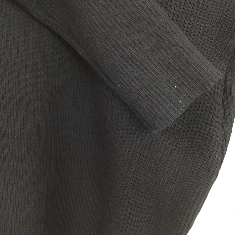 スライ SLY ワンピース ひざ丈スカート 030HAA73-1481 2 無地 黒 / ブラック / レディース USED 古着 中古 10136529