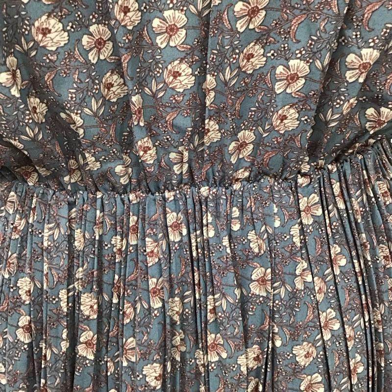 ダブルクローゼット w closet ワンピース ロングスカート スタンドネック M 花柄 マルチカラー / マルチカラー / レディース USED 古着 中古 10117722