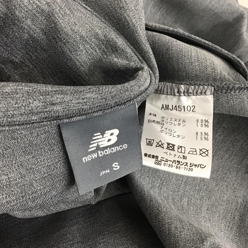 ニューバランス New Balance セットアップ セットアップ amj45102 ニットジャケット ウーブンコンビニットジャケット スウェットパンツ セットアップ S 無地 灰 / グレー /  メンズ USED 古着 中古 10126422