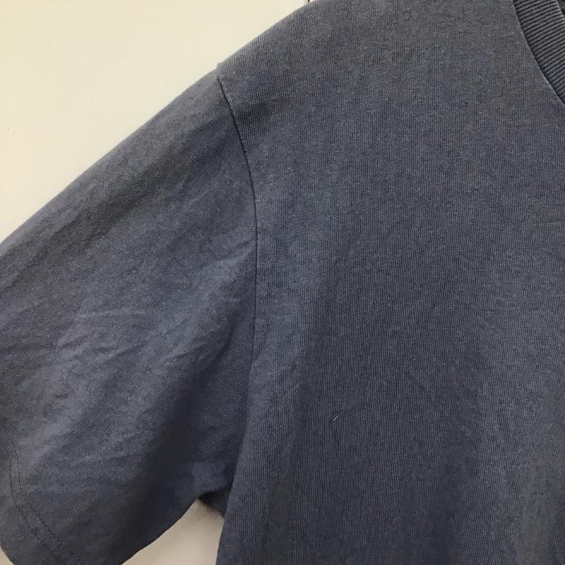 ベンデイビス BEN DAVIS Tシャツ 半袖 半袖カットソー プリントTシャツ クルーネックカットソー L ロゴ、文字 青 / ブルー / レディース USED 古着 中古 10116313