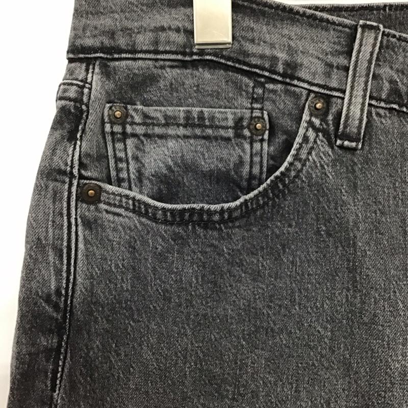 リーバイストラウスアンドコー Levi Strauss & co. パンツ デニム、ジーンズ デニムパンツ ワイドパンツ カジュアルパンツ ストレッチ 33インチ 無地 灰 / グレー / メンズ USED 古着 中古 10134951