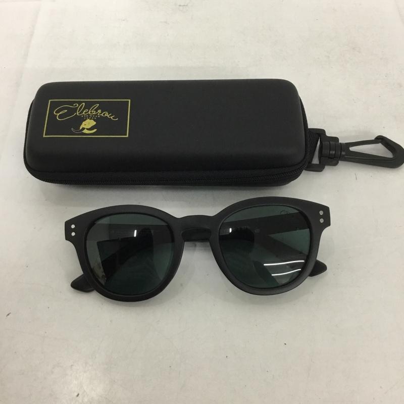 エレブロ ELEBROU めがね・サングラス サングラス TY2956-3 カラーレンズ ロゴ、文字 黒 / ブラック / メンズ USED 古着 中古 10138024