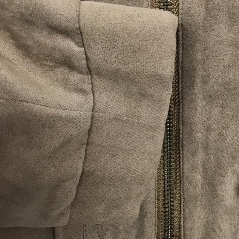ナチュラルビューティーベーシック NATURAL BEAUTY BASIC ジャケット、上着 ジャケット、ブレザー 017-255910 ノーカラー S 無地 茶 / ブラウン / レディース USED 古着 中古 10133719