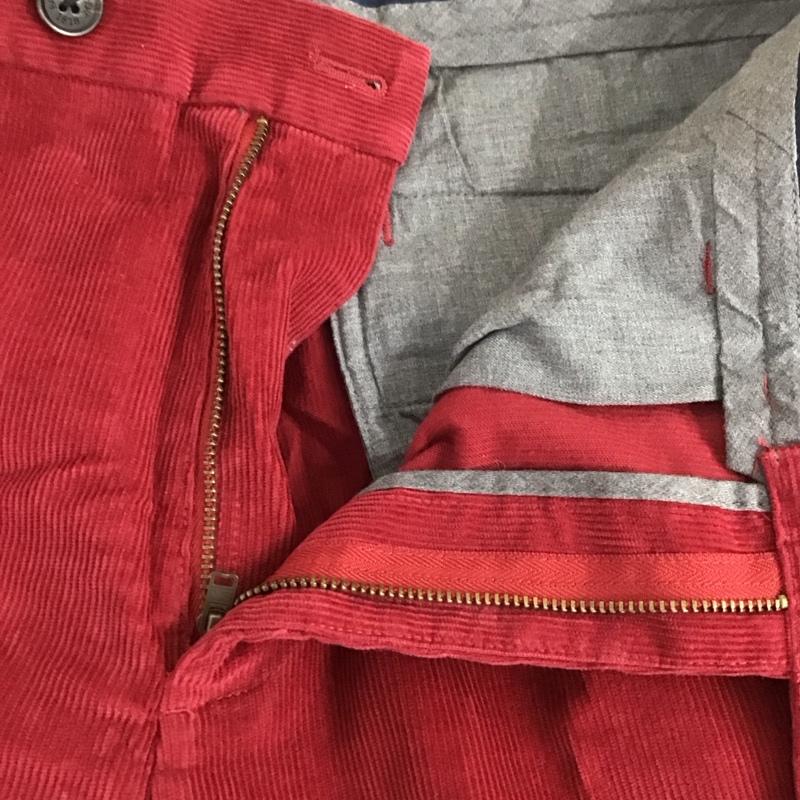 ブルックスブラザーズ BROOKS BROTHERS ボトムス ボトムス コーデュロイパンツ W33 33インチ 無地 えんじ / ワインレッド / メンズ USED 古着 中古 10111211