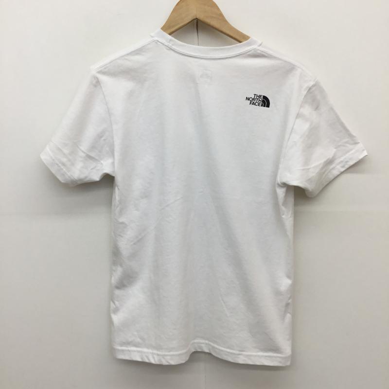 ザノースフェイス THE NORTH FACE Tシャツ 半袖 NT31609Z BIGロゴTシャツ S ロゴ、文字 白 / ホワイト / X 黒 / ブラック / レディース USED 古着 中古 10130850