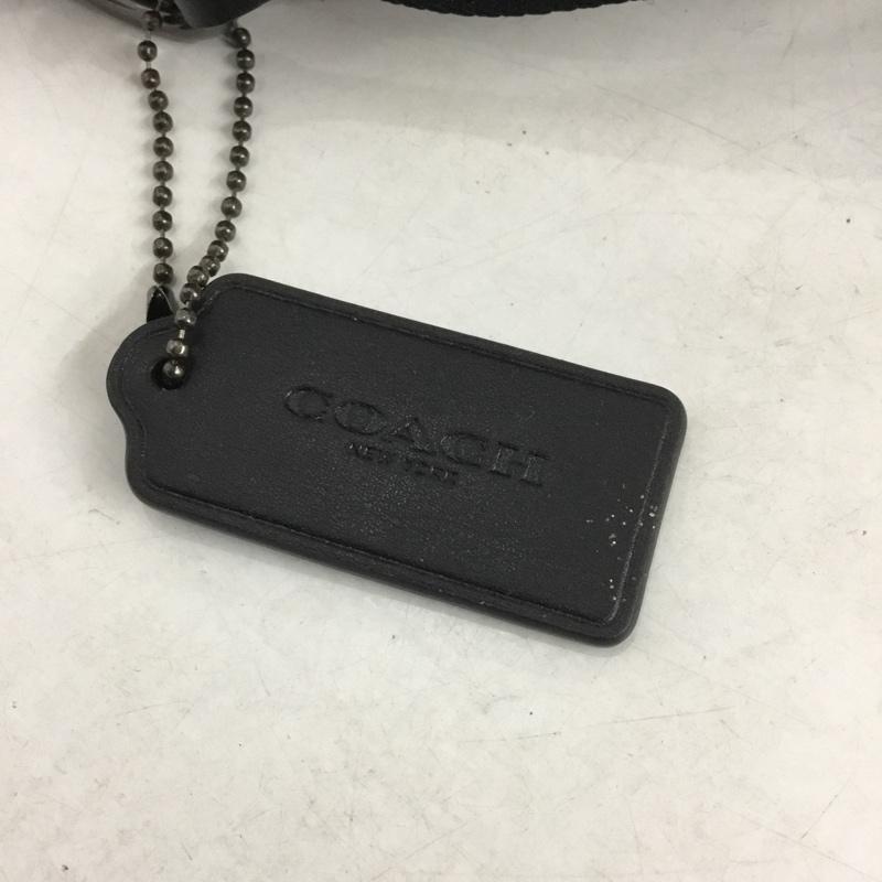 コーチ COACH ショルダーバッグ ショルダーバッグ F73339 シグネチャー ロゴ、文字 黒 / ブラック / メンズ USED 古着 中古 10139107