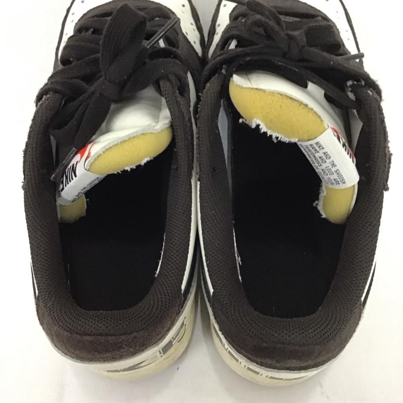 ナイキ NIKE スニーカー スニーカー FN6830 001 TERMINATOR LOW 27.5cm 箱有 27.5cm ロゴ、文字 白 / ホワイト / X 茶 / ブラウン / メンズ USED 古着 中古 10139318