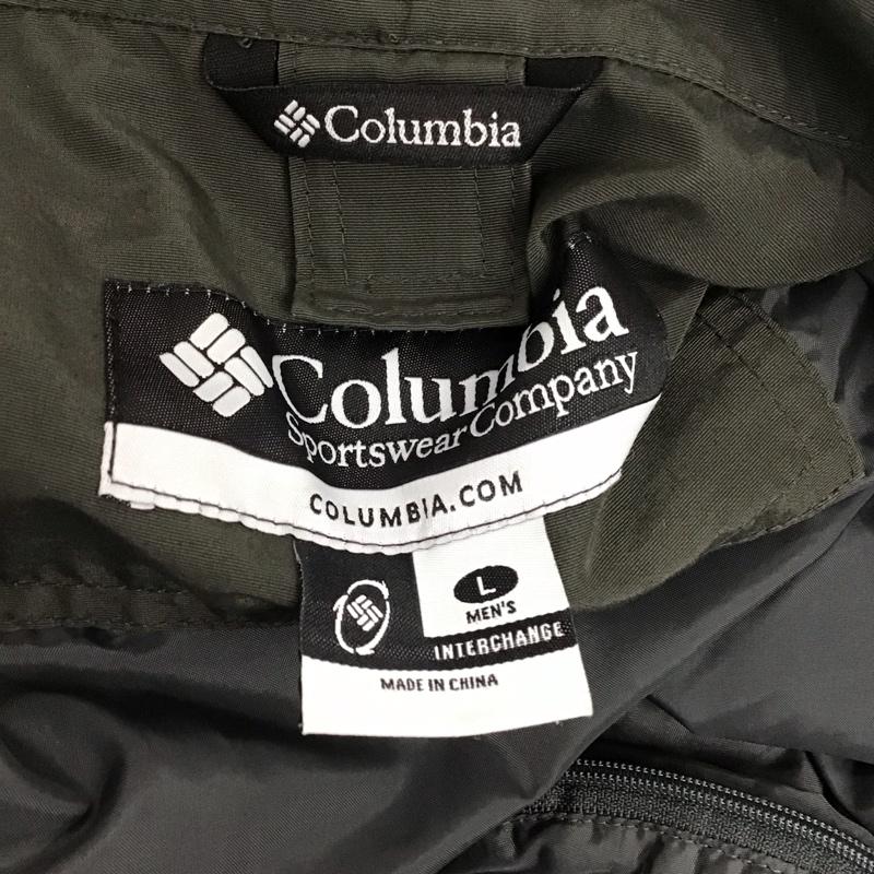 コロンビア Columbia ジャケット、上着 ジャケット、ブレザー ジップアップジャケット パーカージャケット アウター L 無地 緑 / グリーン /  メンズ USED 古着 中古 10125150