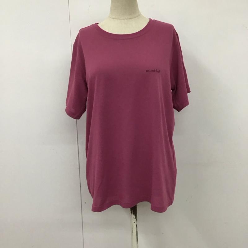 モンベル mont-bell Tシャツ 半袖 1114111 WICTワンポイントロゴ 半袖カットソー XL ロゴ、文字 マルチカラー / マルチカラー / レディース USED 古着 中古 10126491