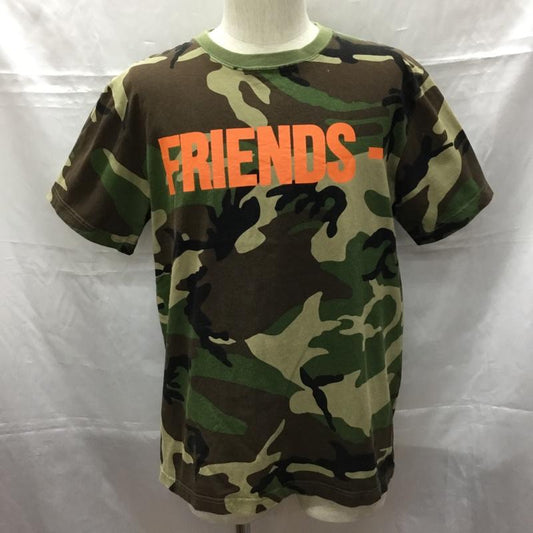 ヴィーロン VLONE Tシャツ 半袖 半袖カットソー プリントTシャツ クルーネックカットソー M カモフラージュ柄・迷彩 マルチカラー / マルチカラー /  メンズ USED 古着 中古 10109326