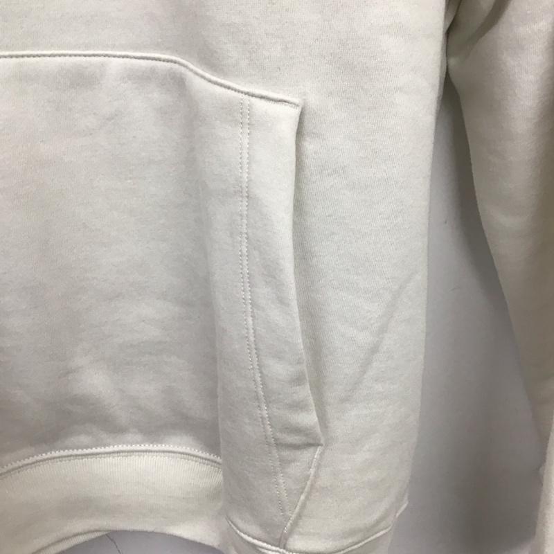 ギャップ GAP パーカー 長袖 フーディ L 無地 白 / ホワイト / メンズ USED 古着 中古 10134876