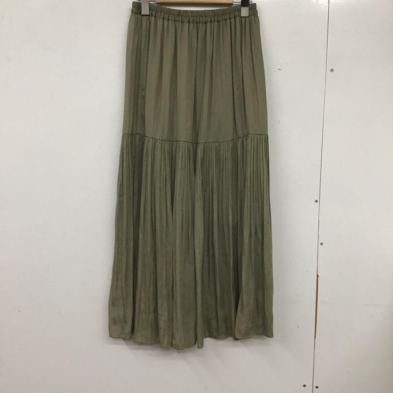 アーバンリサーチ URBAN RESEARCH スカート ロングスカート FREE 無地 薄緑 / ライトグリーン / レディース USED 古着 中古 10134708