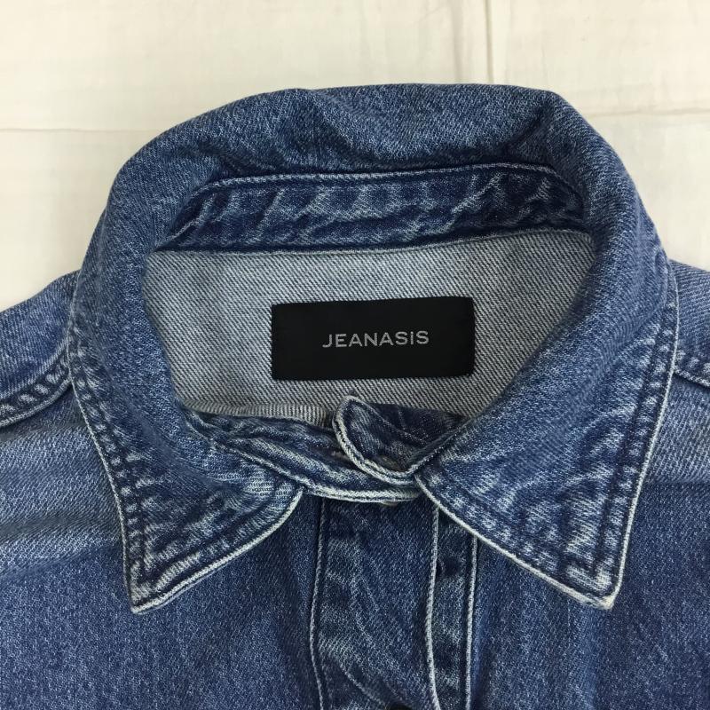 ジーナシス JEANASIS ジャケット、上着 ジャケット、ブレザー FREE 無地 青 / ブルー / レディース USED 古着 中古 10138265