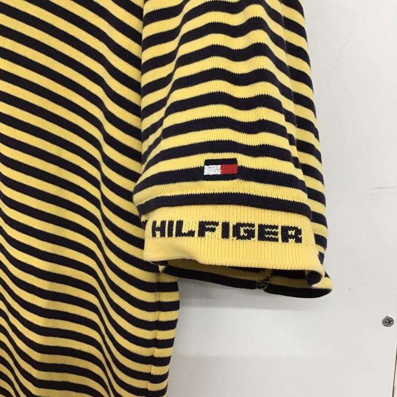 トミーヒルフィガー TOMMY HILFIGER ポロシャツ 半袖 M ボーダー柄 マルチカラー / マルチカラー / メンズ USED 古着 中古 10134550