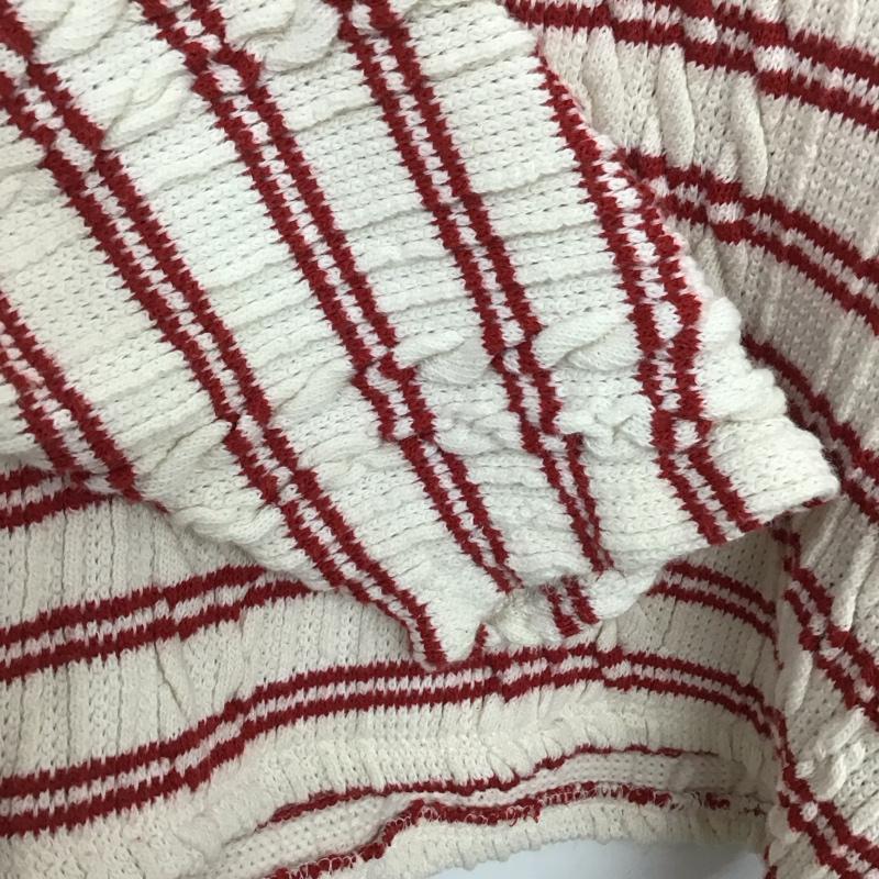 ザラ ZARA ニット、セーター 長袖 L ボーダー柄 マルチカラー / マルチカラー / レディース USED 古着 中古 10134272