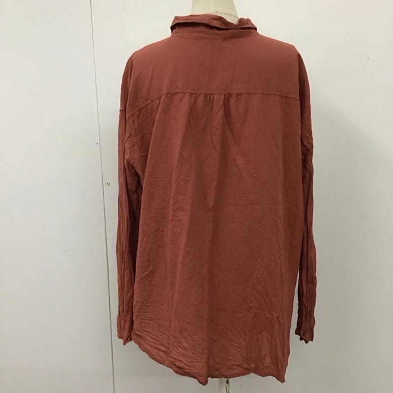 サマンサモスモス Samansa Mos2 シャツ、ブラウス 長袖 1709653 コットン FREE 無地 赤 / レッド / レディース USED 古着 中古 10115032