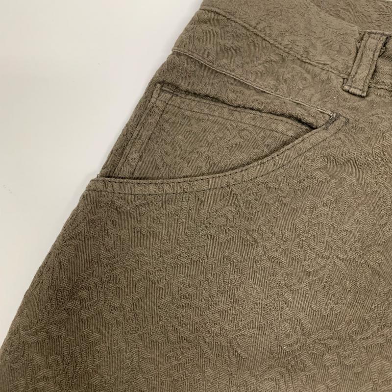 オーレット OURET パンツ ワークパンツ、ペインターパンツ ジャガードパンツ OR132-1861 1 総柄 茶 / ブラウン / メンズ USED 古着 中古 10015159