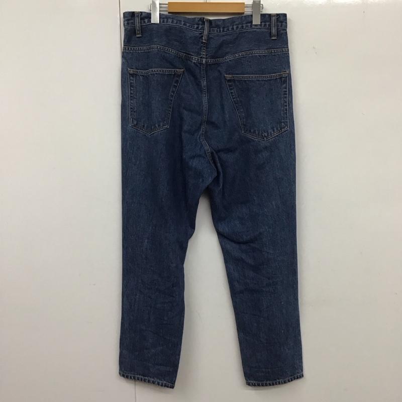 ユアセルフ urself パンツ デニム、ジーンズ デニムパンツ ワイドパンツ カジュアルパンツ 33インチ 無地 インディゴ / インディゴ / メンズ USED 古着 中古 10132400