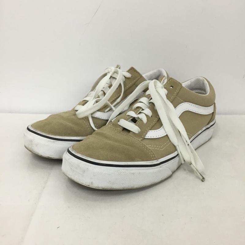 バンズ VANS スニーカー スニーカー 508731 23cm 23.0cm ロゴ、文字 ベージュ / ベージュ / レディース USED 古着 中古 10136930