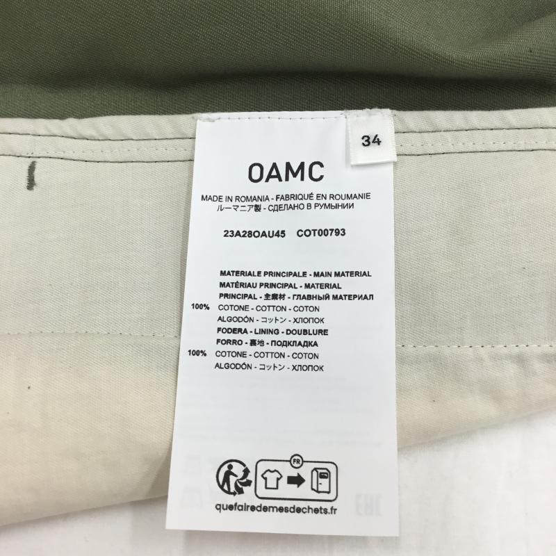 オーエーエムシー OAMC パンツ ワークパンツ、ペインターパンツ OAMC テーパードパンツ 23A28OAU45 34 無地 カーキ / カーキ / メンズ USED 古着 中古 10127630
