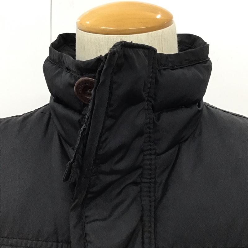 アバクロンビーアンドフィッチ ABERCROMBIE&FITCH ベスト ベスト ジップアップベスト ダウンベスト ノースリーブカットソー L 無地 黒 / ブラック / メンズ USED 古着 中古 10109811