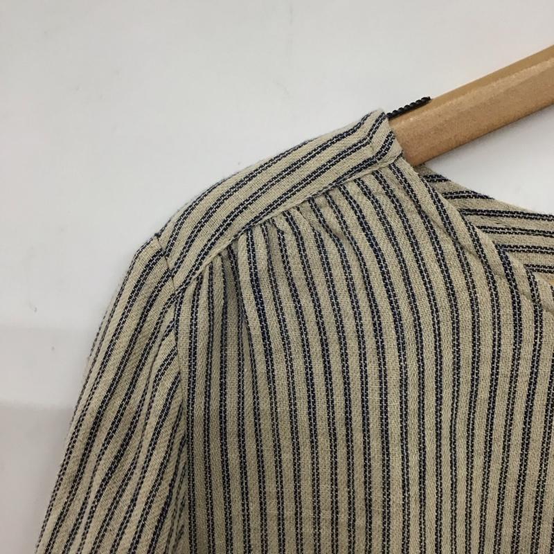 イチ ichi カットソー 長袖 ストライプ マルチカラー / マルチカラー / レディース USED 古着 中古 10139543