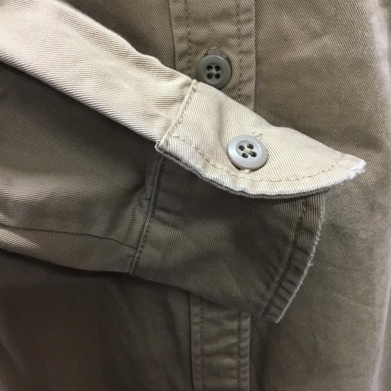 ユナイテッドアローズ UNITED ARROWS シャツ、ブラウス 長袖 1511-199-0275 スパンコール 無地 茶 / ブラウン / レディース USED 古着 中古 10118482
