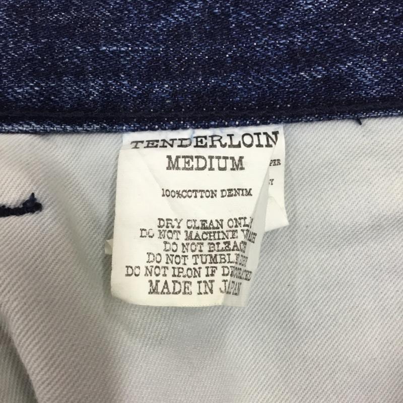 テンダーロイン TENDERLOIN パンツ ショートパンツ デニムショート M 無地 インディゴ / インディゴ / メンズ USED 古着 中古 10112804