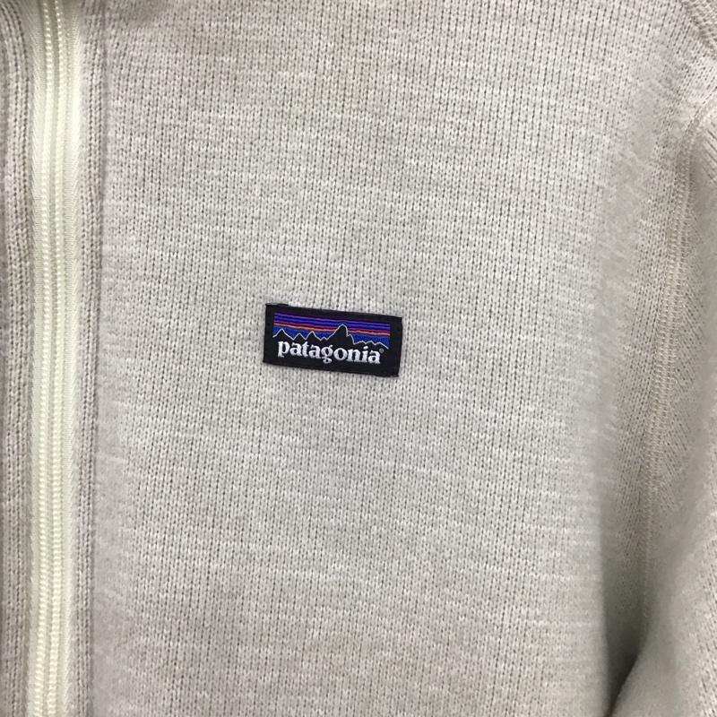 パタゴニア patagonia ジャケット、上着 ジャケット、ブレザー 25541fa14 ベターセータージャケット ジップアップジャケット スタンドカラー L ロゴ、文字 ベージュ / ベージュ / レディース USED 古着 中古 10138808