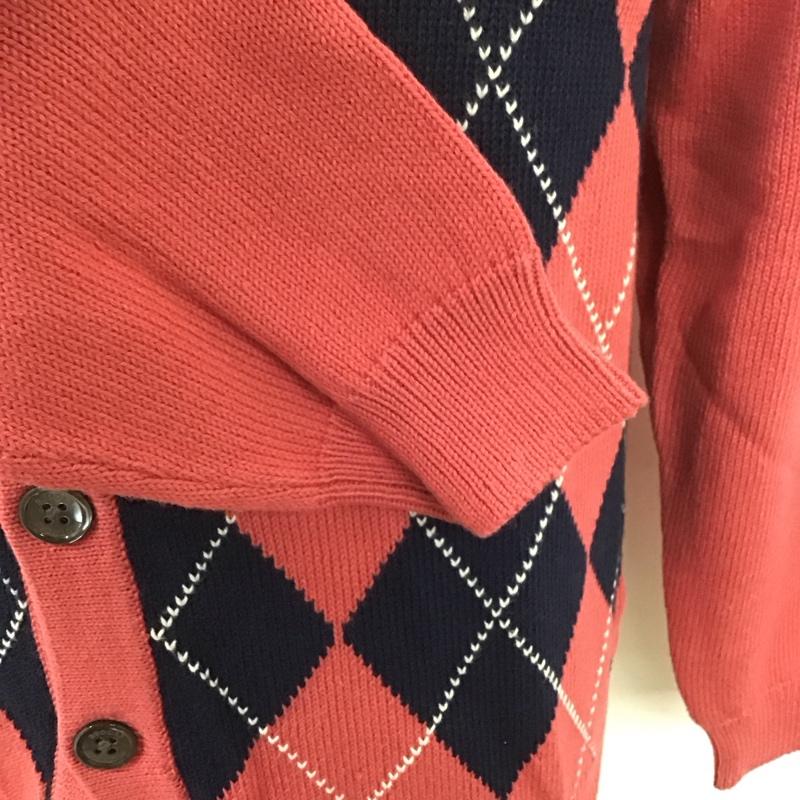 ブルックスブラザーズ BROOKS BROTHERS カーディガン 長袖 長袖ニットカーディガン 長袖カットソー ノーカラージャケット 前開カーディガン S チェック マルチカラー / マルチカラー / メンズ USED 古着 中古 10113616