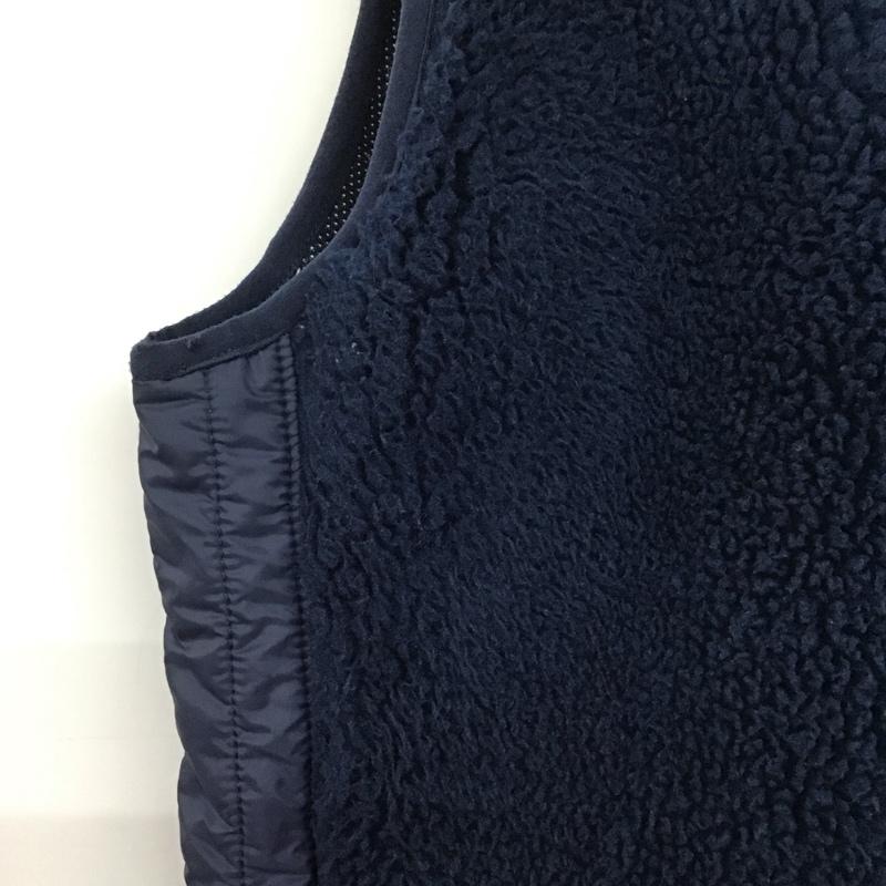 コロンビア Columbia ベスト ベスト 218 pm1424 ARCHERRIDGEVEST フリースベスト ジップアップベスト L ロゴ、文字 紺 / ネイビー / メンズ USED 古着 中古 10139763