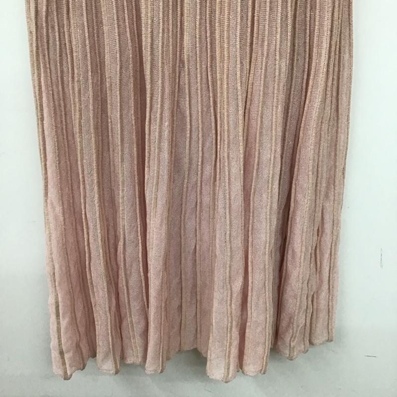 ザラ ZARA ワンピース ロングスカート ノースリーブワンピース ロングスカート タイトスカート M 無地 桃 / ピンク / レディース USED 古着 中古 10134317