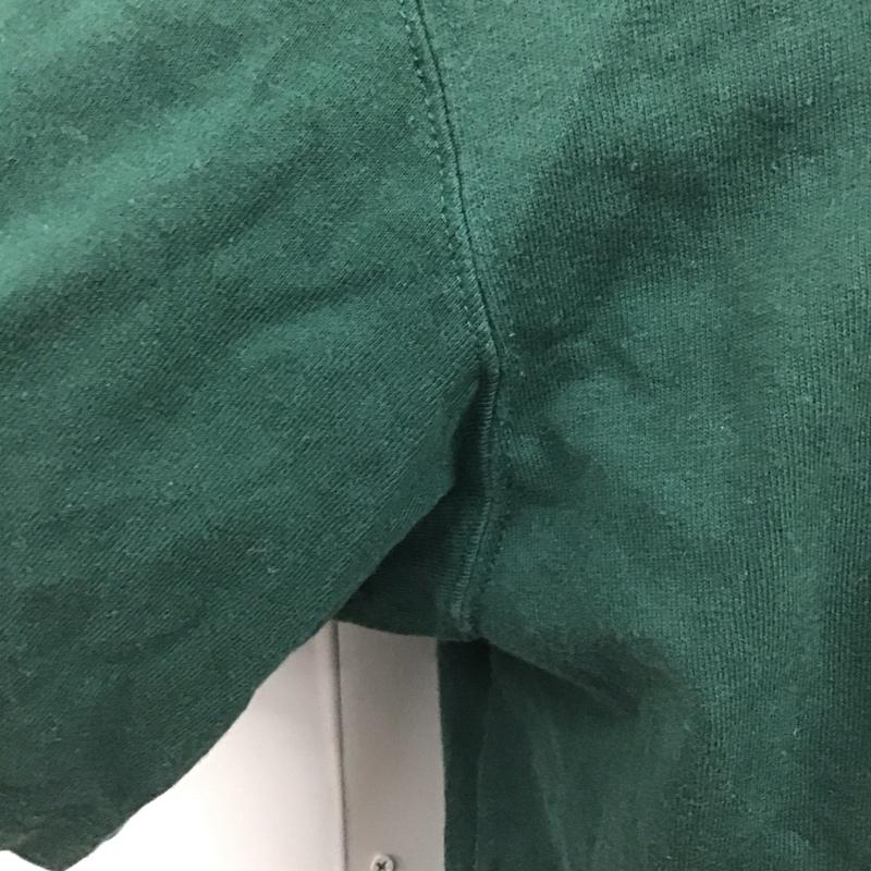 カーハート Carhartt Tシャツ 半袖 半袖カットソー 無地Tシャツ クルーネックカットソー M ロゴ、文字 緑 / グリーン /  メンズ USED 古着 中古 10112505