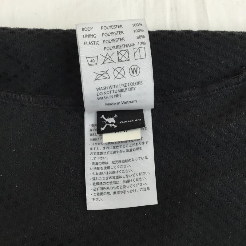 オークリー OAKLEY パンツ ワークパンツ、ペインターパンツ Dual wind warm pants 422339JP XL ロゴ、文字 黒 / ブラック / メンズ USED 古着 中古 10136372