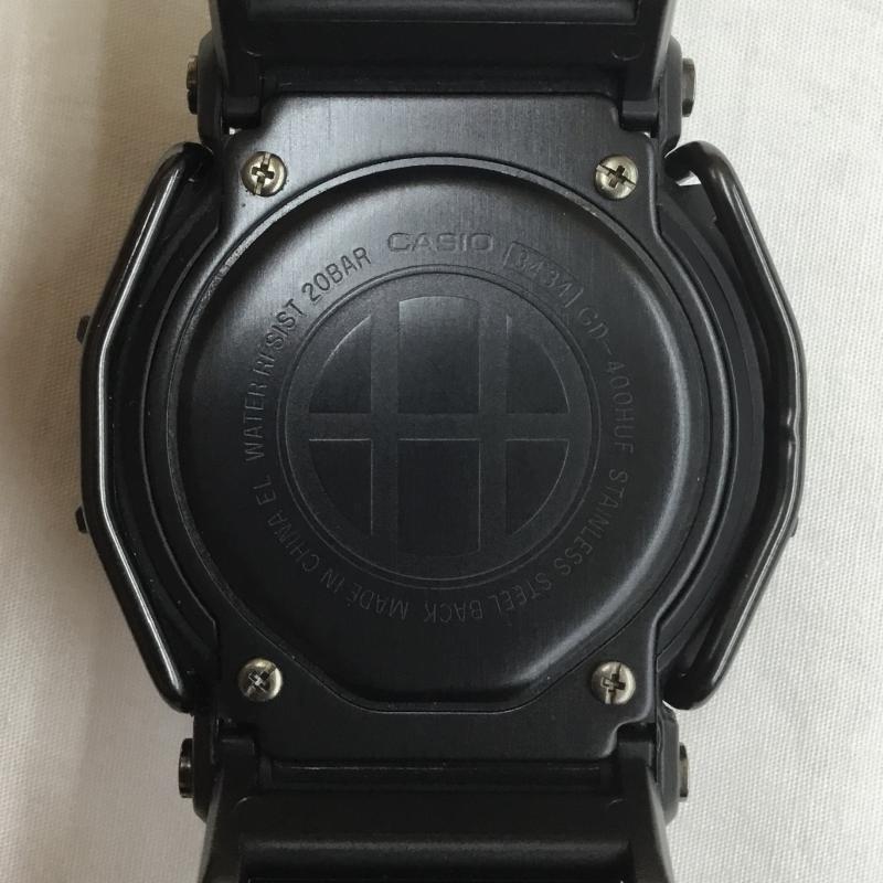 ジーショック G-SHOCK 腕時計 デジタル HUF ハフ GD-400HUF-1JR 黒 / ブラック / メンズ USED 古着 中古 10107084