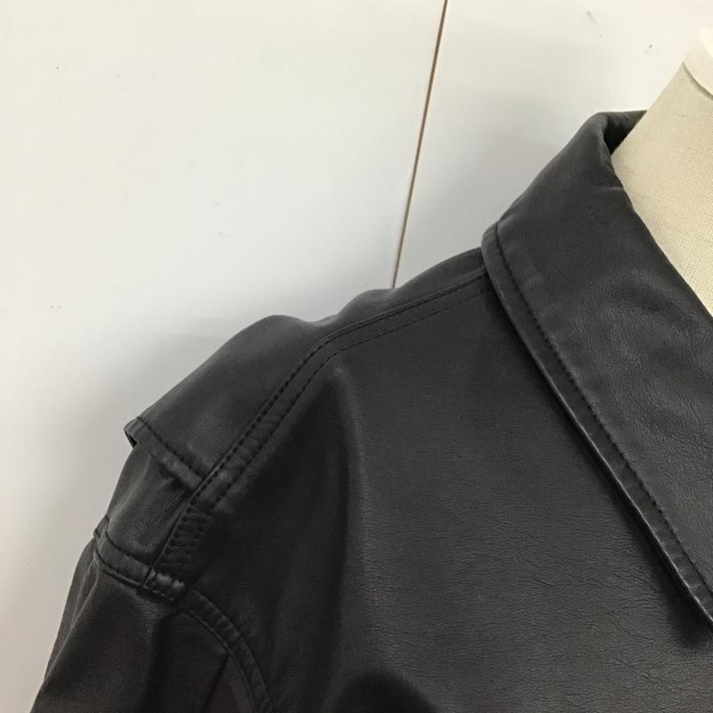 マウジー MOUSSY ジャケット、上着 ジャケット、ブレザー 010HSJ30-0170 フェイクレザー FREE 無地 黒 / ブラック / レディース USED 古着 中古 10119634