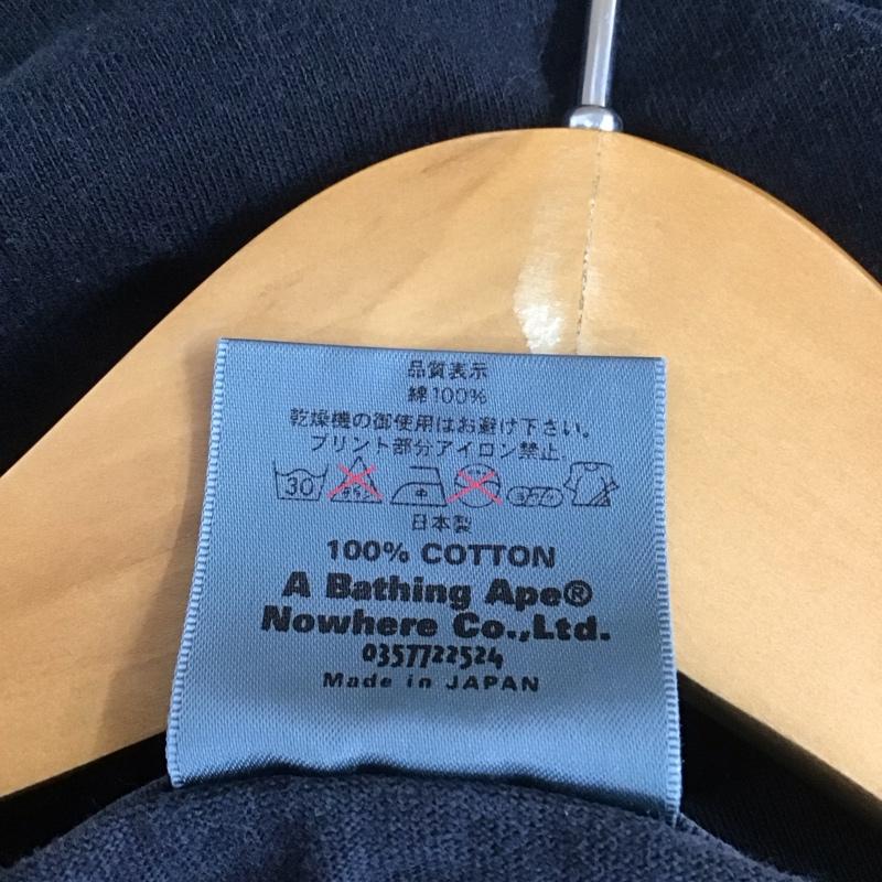ベイプ BAPE Tシャツ 半袖 半袖 S ロゴ、文字 黒 / ブラック / レディース USED 古着 中古 10109169