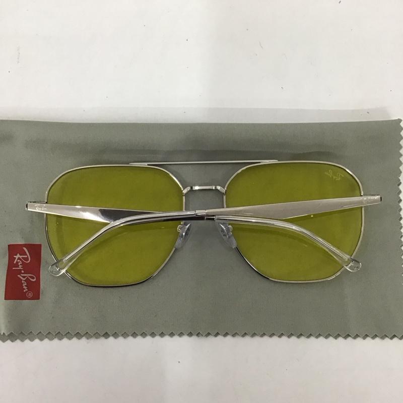 レイバン Ray-Ban めがね・サングラス サングラス RB3724D カラーレンズ 箱有 ロゴ、文字 黄 / イエロー / X 銀 / シルバー / メンズ USED 古着 中古 10123332