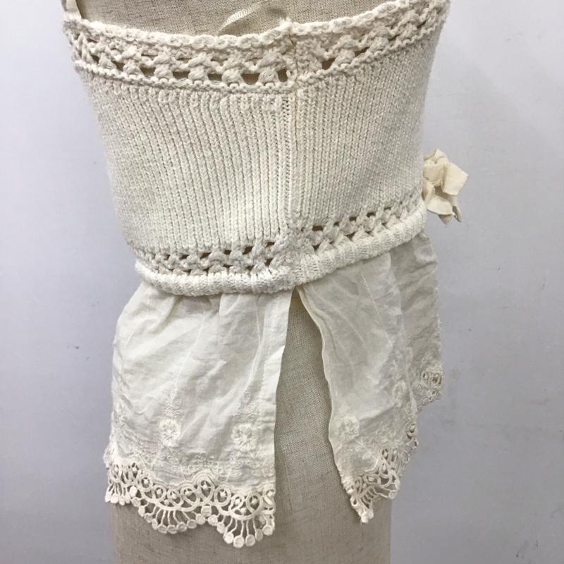 ザラ ZARA キャミソール キャミソール ビスチェ S 無地 オフホワイト / オフホワイト / レディース USED 古着 中古 10114142