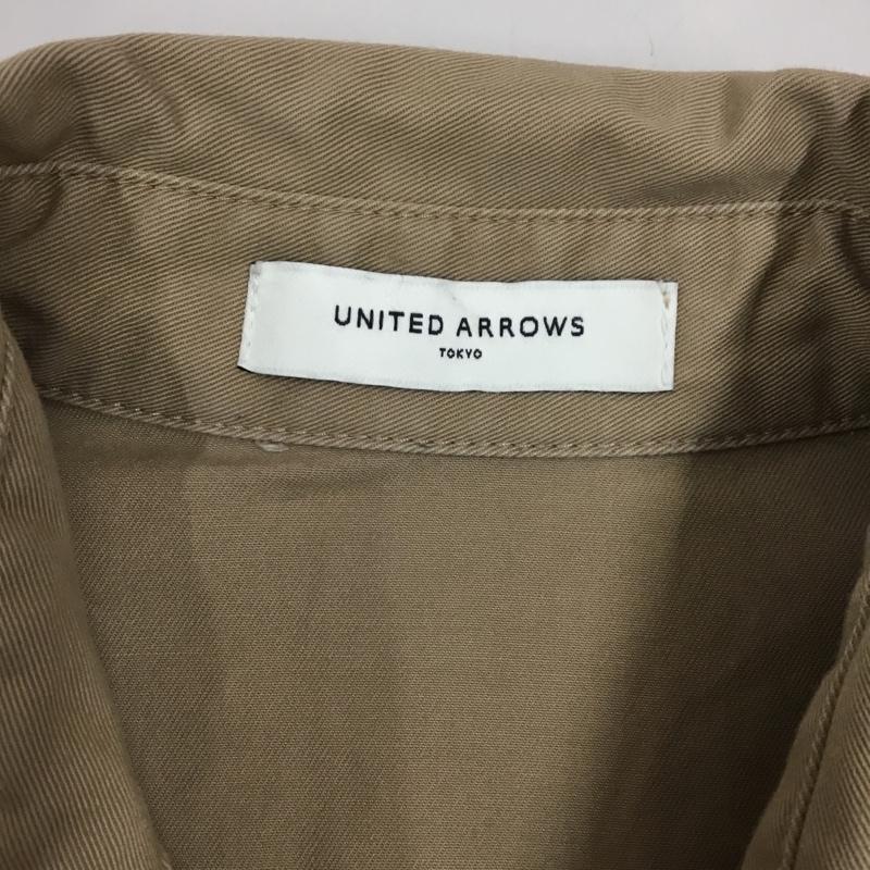 ユナイテッドアローズ UNITED ARROWS シャツ、ブラウス 長袖 1511-199-0275 スパンコール 無地 茶 / ブラウン / レディース USED 古着 中古 10118482