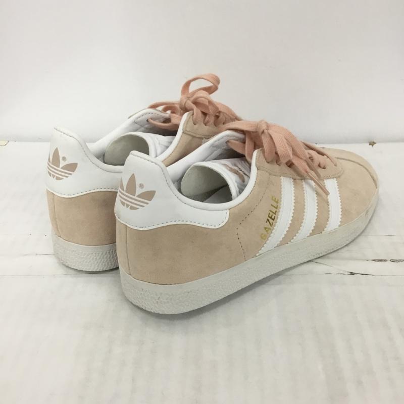 アディダス adidas スニーカー スニーカー BB5472 GAZELLE 22cm 22.0cm ロゴ、文字 桃 / ピンク / X 白 / ホワイト / X 金 / ゴールド / レディース USED 古着 中古 10123646
