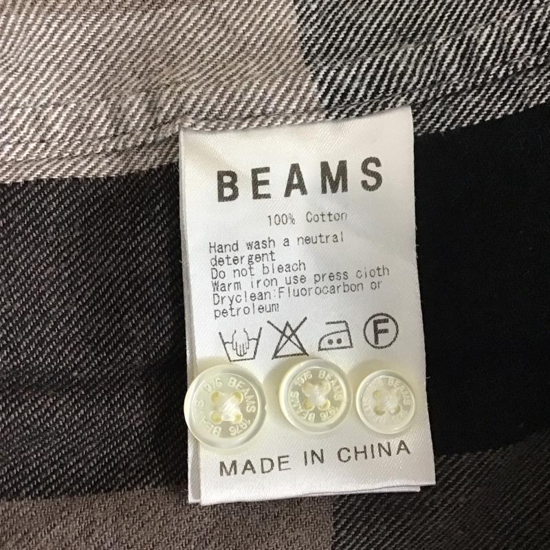 ビームス BEAMS シャツ、ブラウス 長袖 長袖シャツ カラーシャツ ポケットシャツ 長袖カットソー チェックシャツ XL チェック マルチカラー / マルチカラー /  メンズ USED 古着 中古 10110788