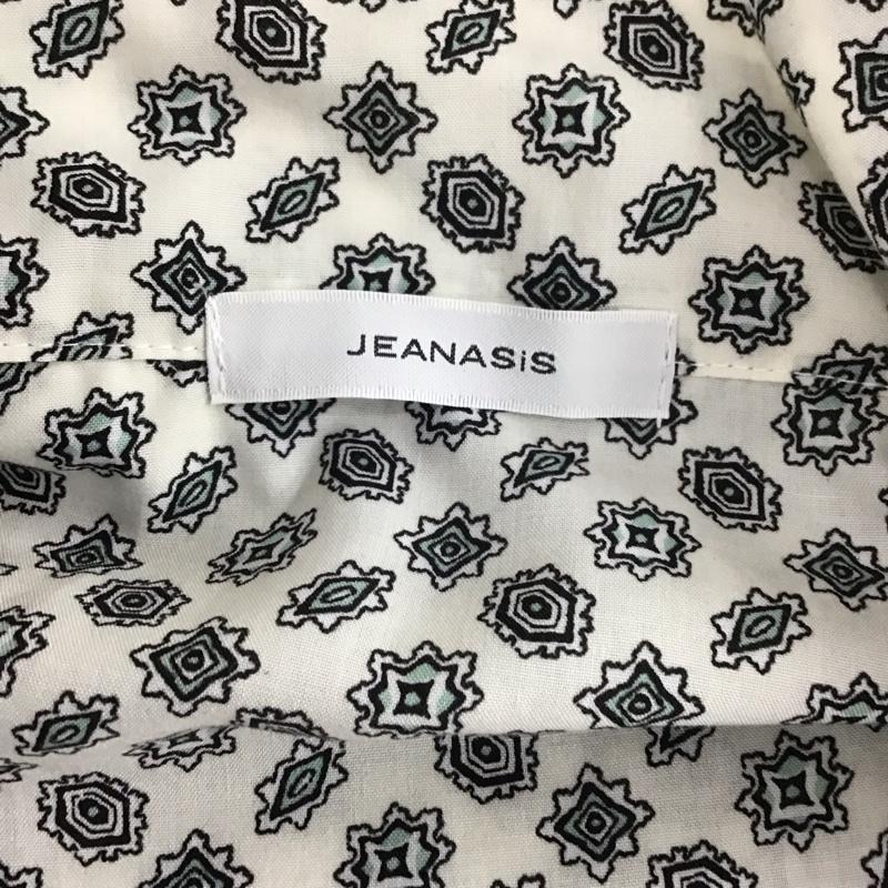 ジーナシス JEANASIS シャツ、ブラウス 半袖 js062893mc クロップドレングス オープンカラーシャツ 半袖シャツ FREE 総柄 X プリント マルチカラー / マルチカラー / レディース USED 古着 中古 10109175