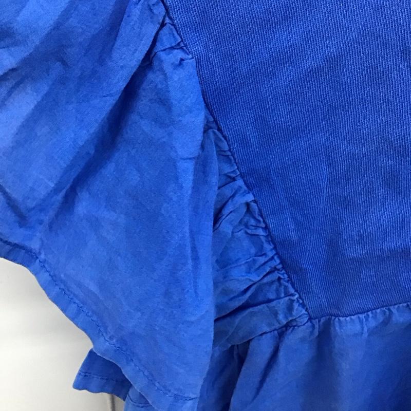 ニコアンド niko and... カットソー 半袖 半袖カットソー プリントTシャツ クルーネックカットソー FREE 無地 青 / ブルー / レディース USED 古着 中古 10123157