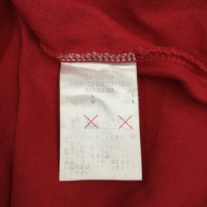 トミーヒルフィガー TOMMY HILFIGER Tシャツ 半袖 114-222900-720 クルーネック プリント XS ロゴ、文字 赤 / レッド / メンズ USED 古着 中古 10111393
