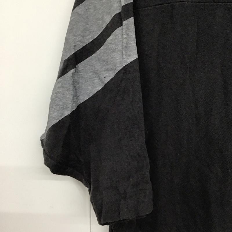 アメリカーナ AMERICANA Tシャツ 半袖 半袖カットソー プリントTシャツ クルーネックカットソー ロゴ、文字 黒 / ブラック / レディース USED 古着 中古 10128958