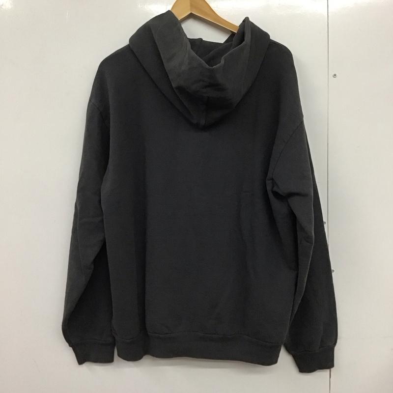 ロサンゼルスアパレル LOS ANGELES APPAREL パーカー 長袖 長袖パーカー プルオーバーパーカー スウェット L 無地 黒 / ブラック / メンズ USED 古着 中古 10132883